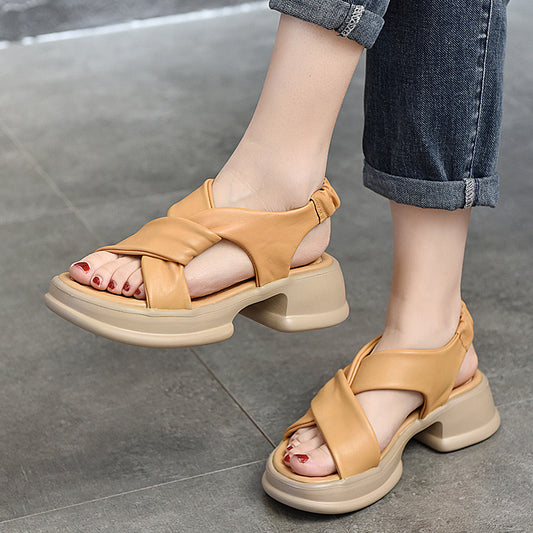 Women's Activity Price Genuine Platform Open Toe Sandals