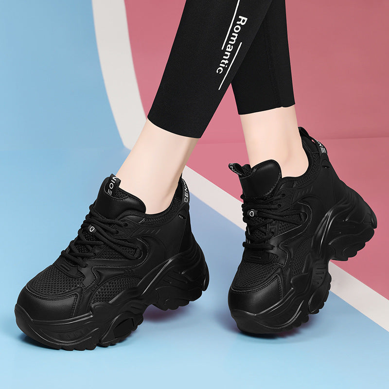 Women's Thick Bottom Height Increasing Insole Dad Sneakers