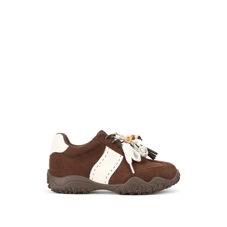 Women's Genuine Version Height Increasing Insole German Training Spring Small Women's Casual Shoes