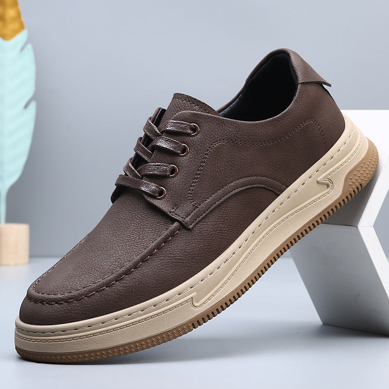 Men's Comfortable Breathable Versatile Genuine England Style Leather Shoes