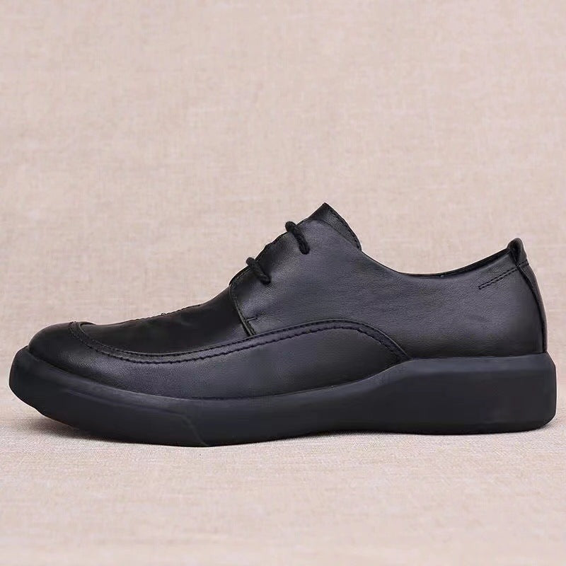 Men's Genuine Business Autumn Soft Bottom Versatile Leather Shoes