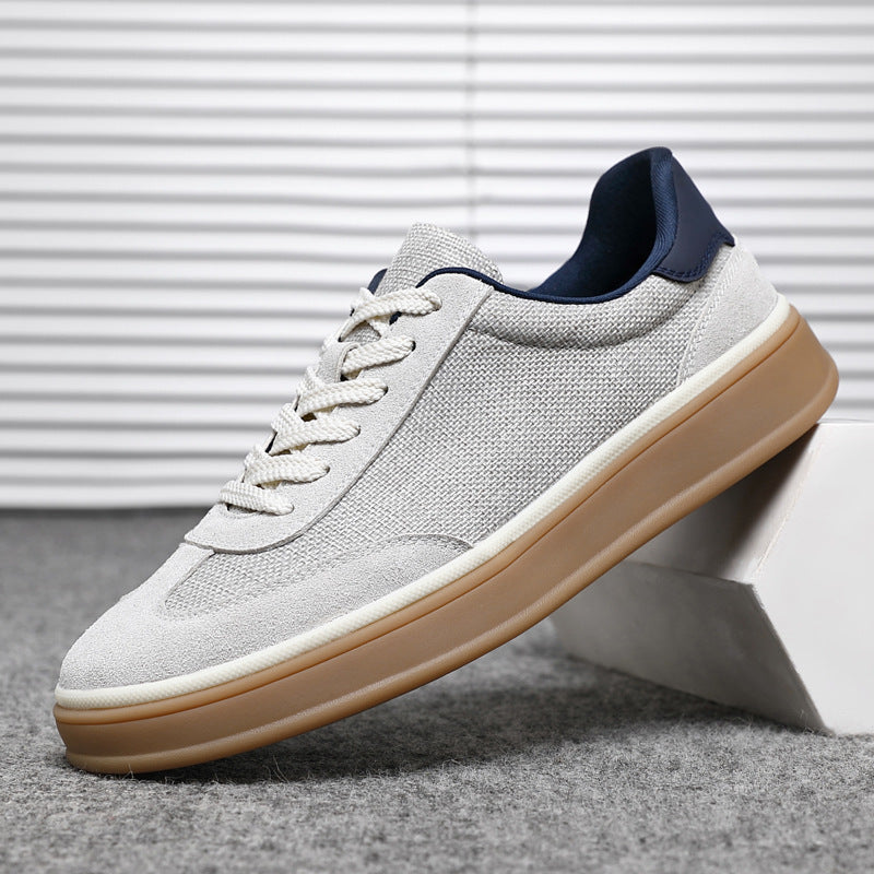 Men's Sports Skate Color Matching German Training Flat Pumps Men's Shoes