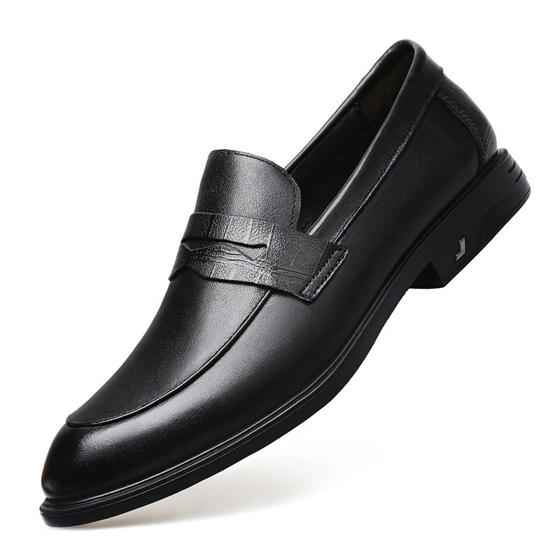 Men's On Comfortable Cowhide Surface Groom Wedding Men's Casual Leather Shoes