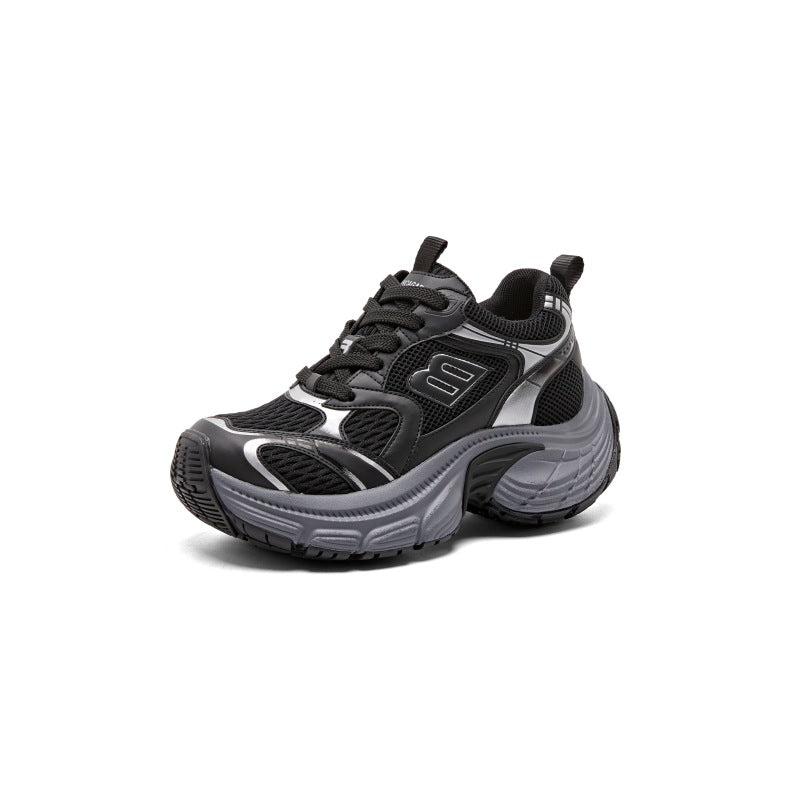 Women's Dad Summer Mesh Breathable Retro Lightweight Height Sneakers