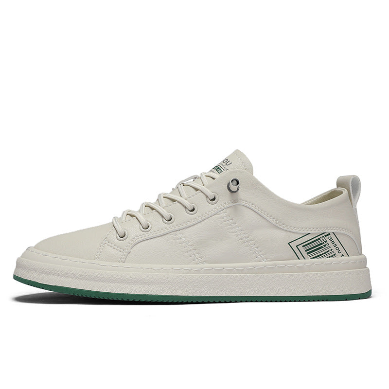 Men's Light Luxury Board Four Breathable White Sneakers