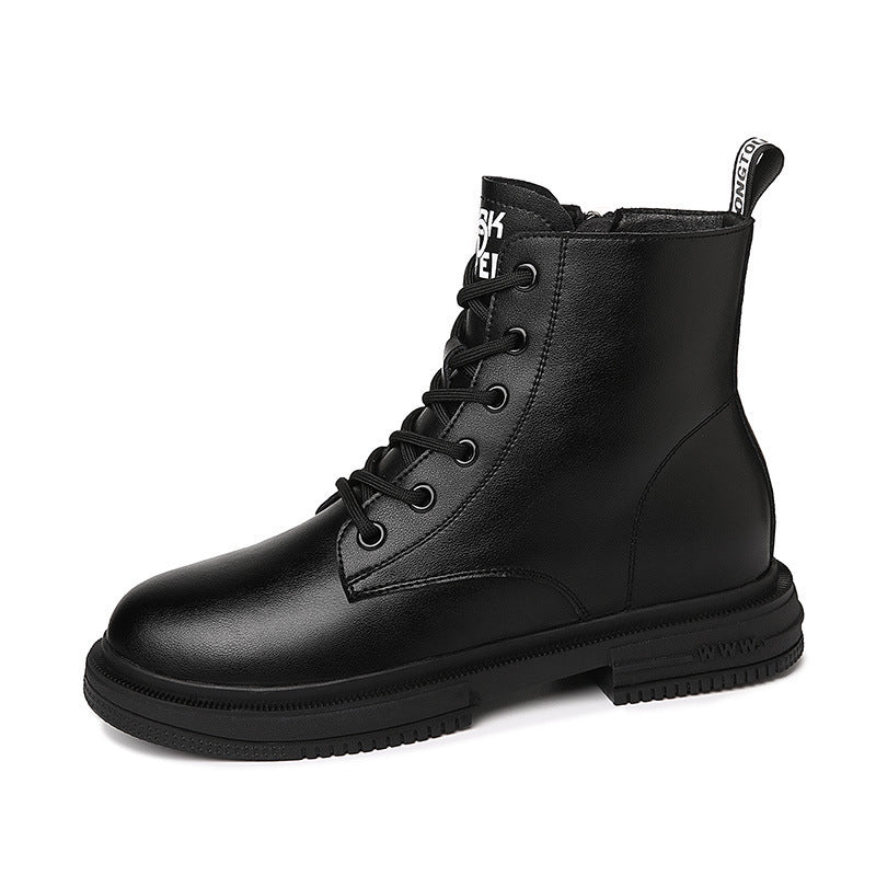 Women's Fashion Trendy Martin Color Short Korean Boots