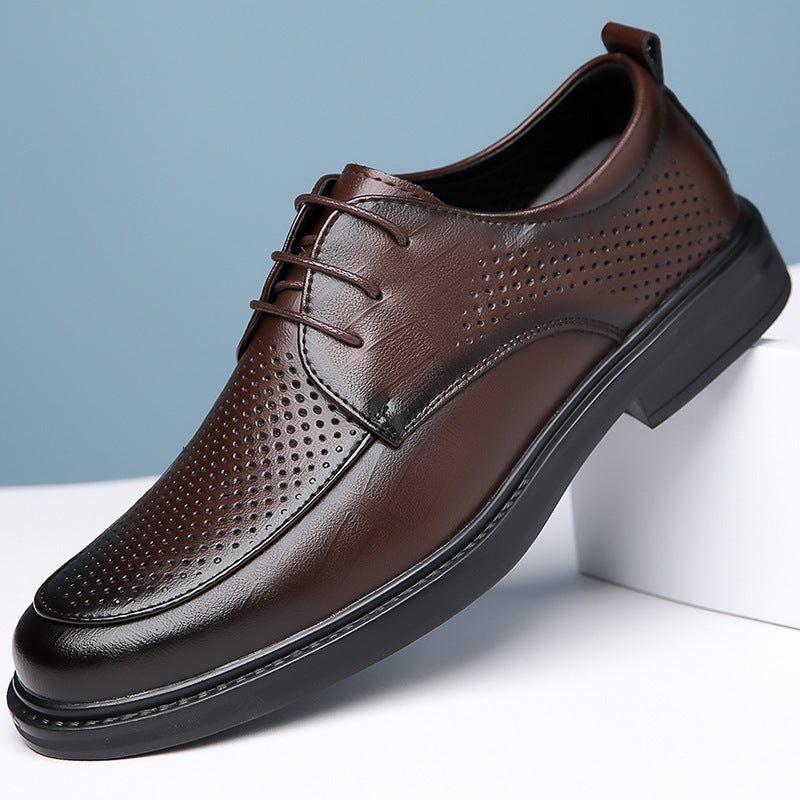 Men's Stylish Graceful Business Formal Wedding Leather Shoes