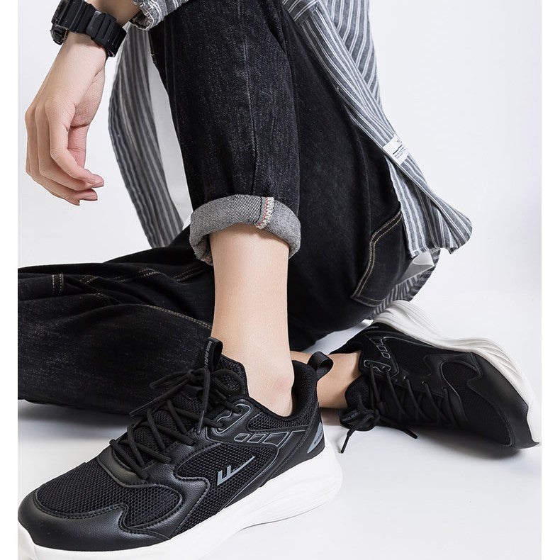 Men's Autumn Mesh Breathable Couple Lightweight Thick Bottom Sneakers