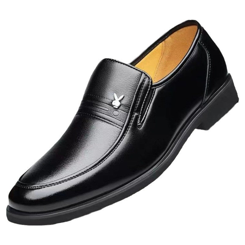 Men's Second Hair Business Real Soft Bottom Leather Shoes