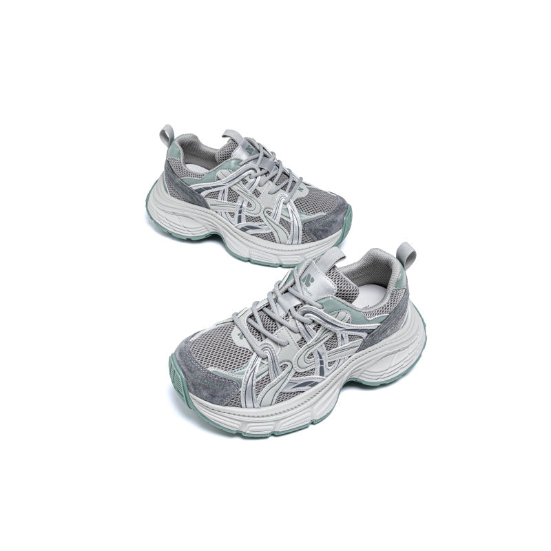 Women's Hot Dad Mesh Breathable Lightweight Platform Sports Sneakers