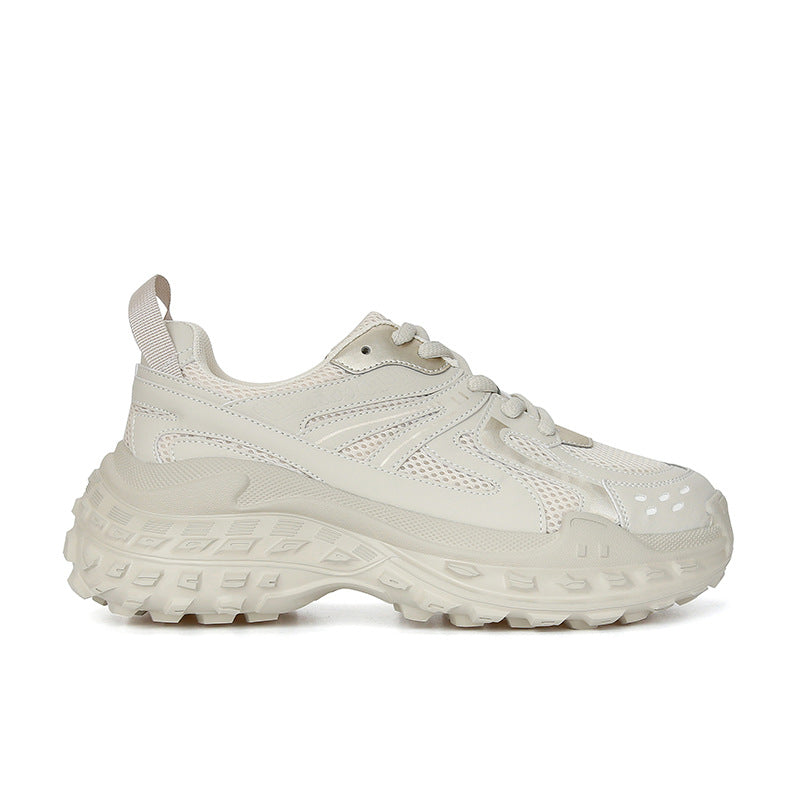 Women's Thick Bottom Mesh Elevator Breathable Sports Sneakers