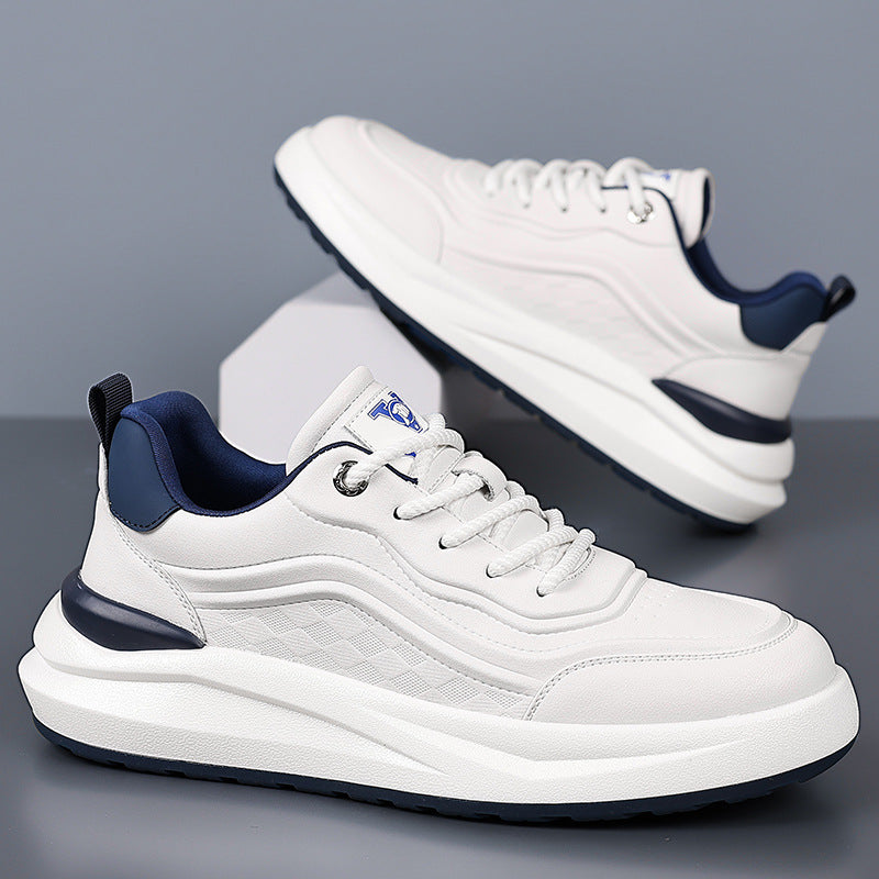 Men's Fashionable Classic Sports Versatile White Board Sneakers