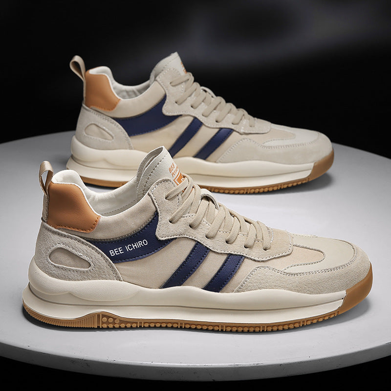 Men's Breathable Korean Style Sports Fashion Genuine Casual Shoes