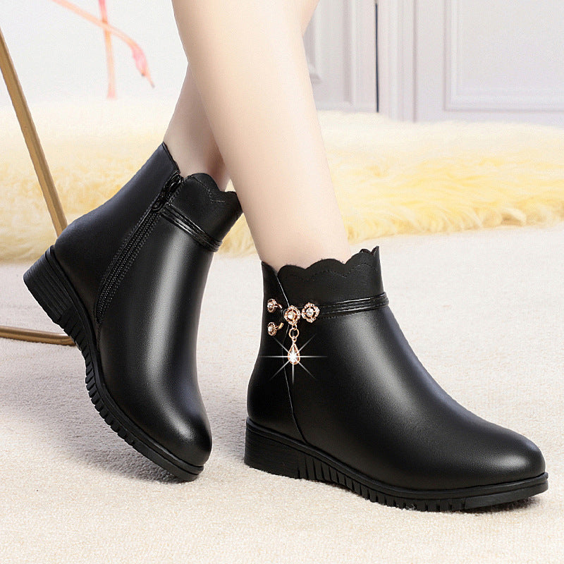 Women's Winter Low Flat Soft Soled Veet Women's Shoes