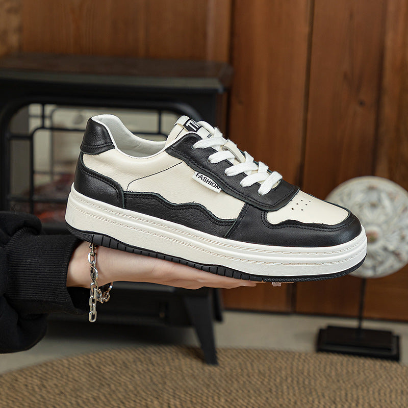 Women's White Spring Show Feet Of Heaver Sneakers