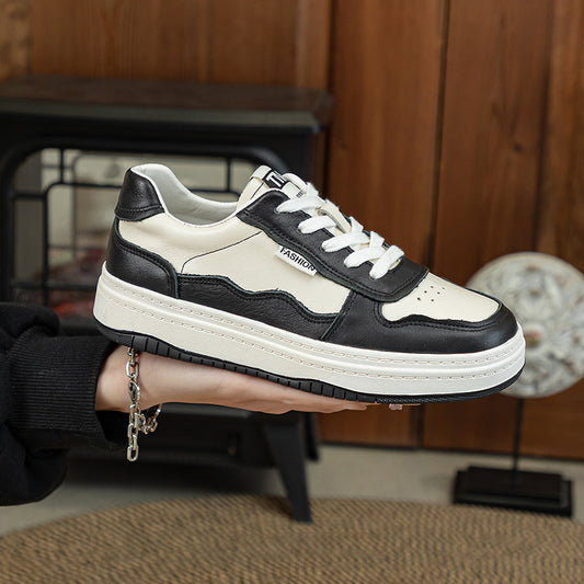 Women's White Spring Show Feet Of Heaver Sneakers