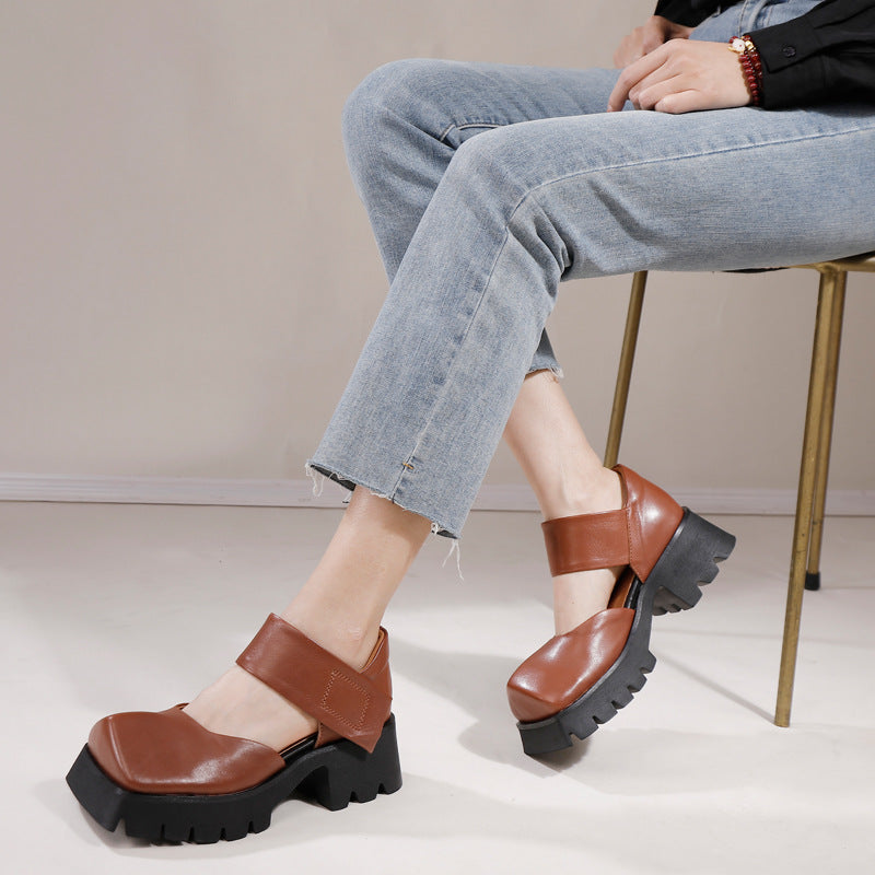 Toe Thick Sole Female Back To Casual Shoes