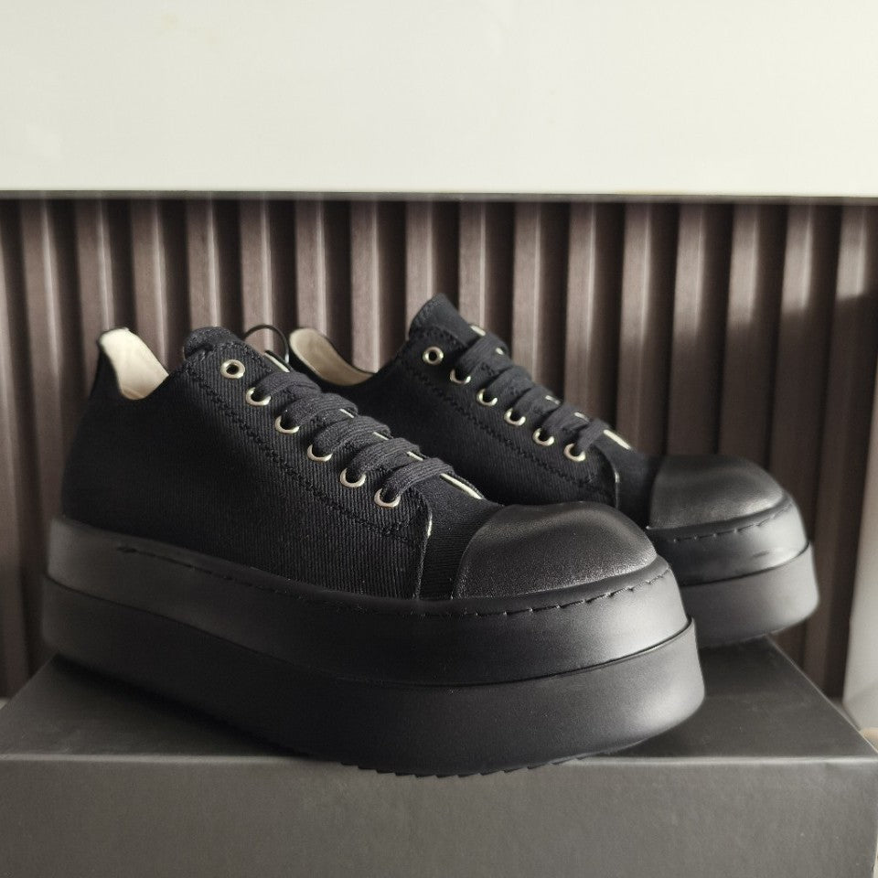 Men's Bottom Extra Black Breathable Korean Trendy Men's Shoes