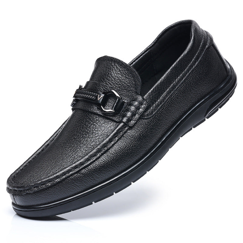 Men's Cool Summer Sheepskin Genuine Pumps Loafers