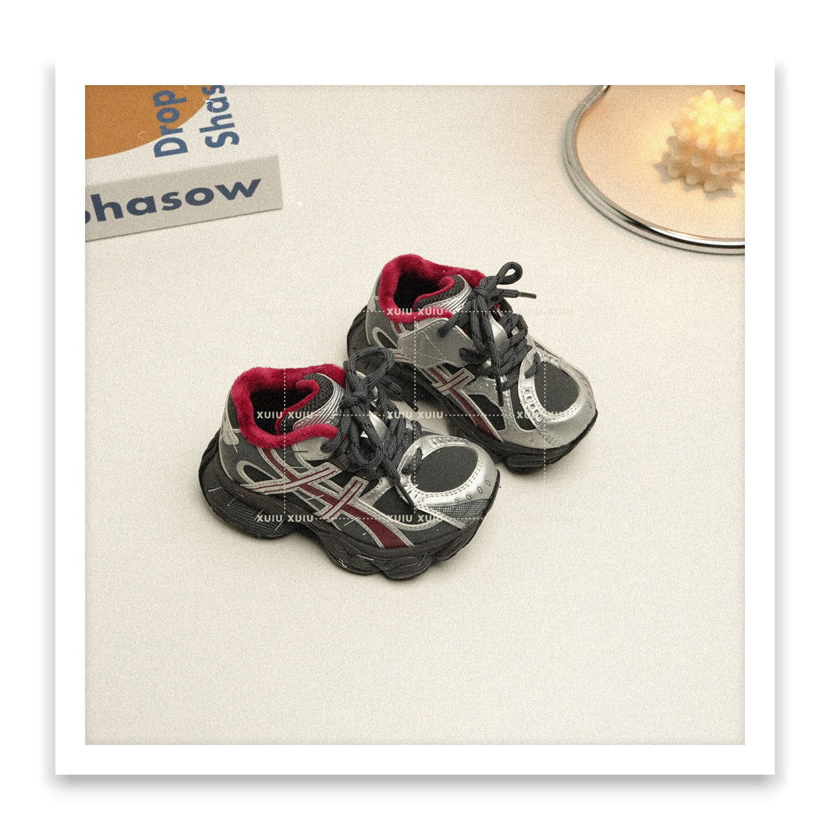 Women's & Men's Paris Extreme Tide Clunky Fleece-lined Velcro Sneakers