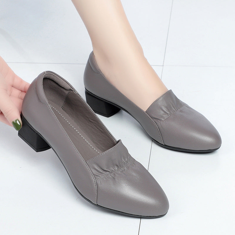 Women's Bottom Pumps Autumn Mid Shallow Mouth Casual Shoes