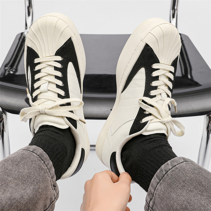Men's Trendy Unique Standard Stitching Tied Sports Leisure Sneakers