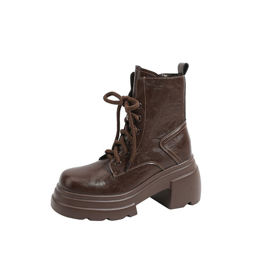 Women's Small Hight Increasing Martin High Retro Boots