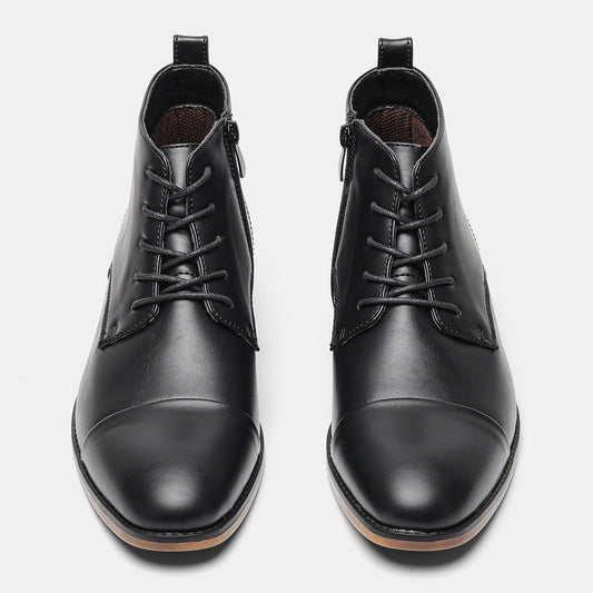 Men's Size Chelsea Inside Zipper Classic Wooden Boots