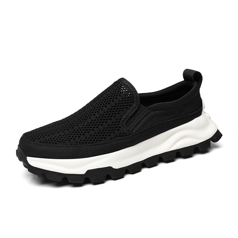 Breathable Mesh Slip-on Lazy Thin Leisure Canvas Shoes