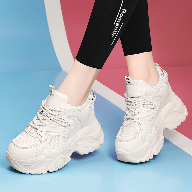 Women's Thick Bottom Height Increasing Insole Dad Sneakers