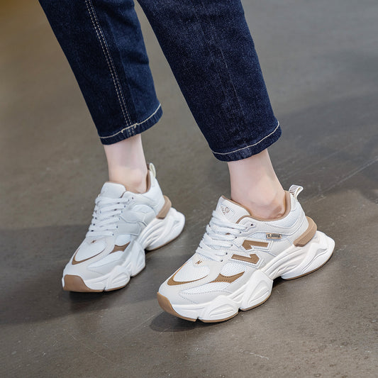 Women's Dad Korean Platform Panda Sports Pumps Sneakers