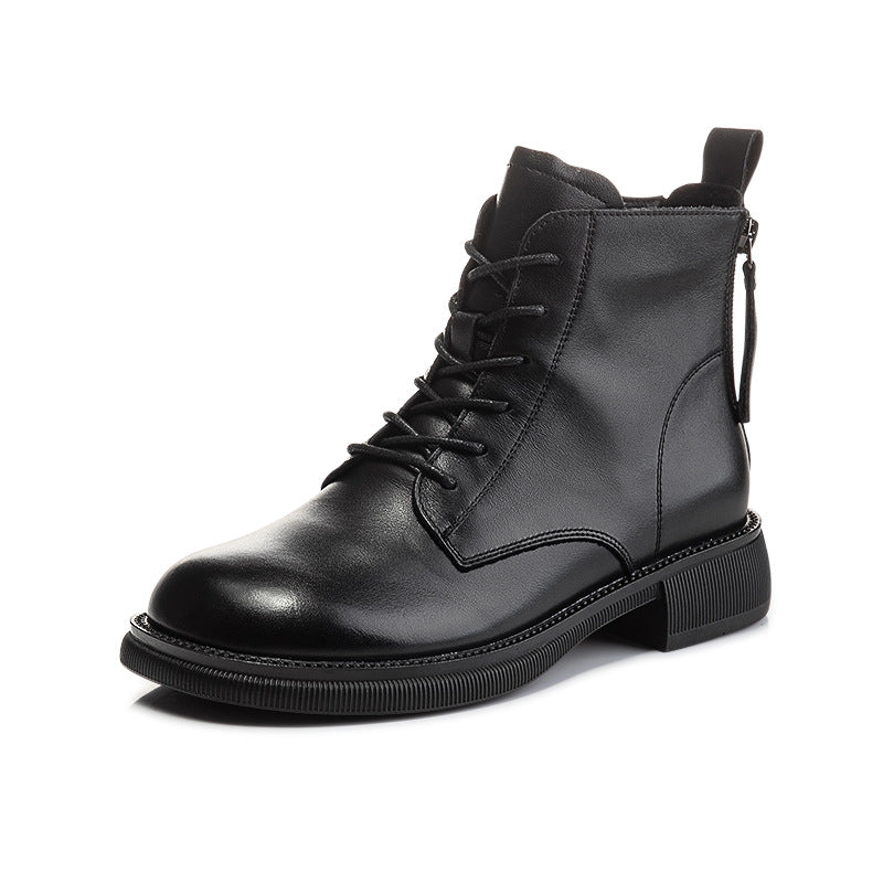 Women's Martin Autumn Back Zip Short Plus Boots