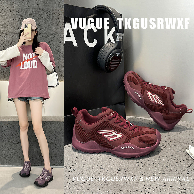 Women's Thick-soled Fashionable Sports Dad Breathable Skinny Cortez Women's Casual Shoes