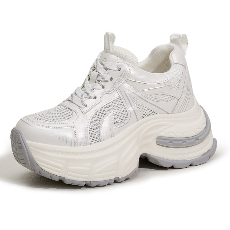 Women's Dad Summer Platform Hidden Fashionable Breathable Sneakers