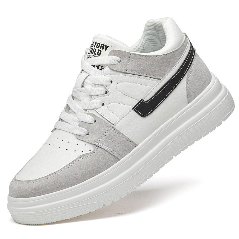 Men's Autumn Thick-soled Invisible Height Increasing Insole Breathable Men's Board Shoes