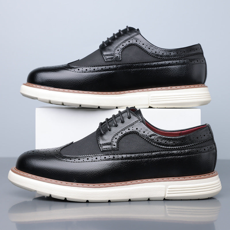 Size Brogue Trendy Fashion Slip-on Oxford Daily Leather Shoes