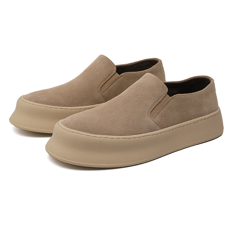 Men's Suede Fashion Retro British Style Lofter Loafers
