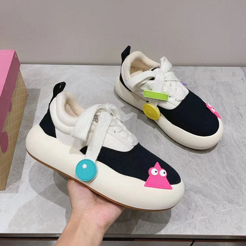 Women's Yu Ice Cream Fashion Couple Platform Sneakers