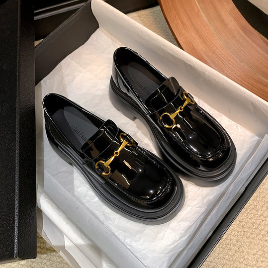 Women's Authentic British Style Metal Buckle Pumps Women's Shoes