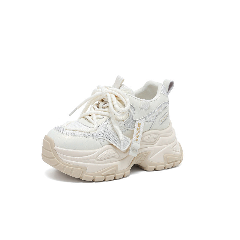 Women's Mold Bottom Dad Small Height Increasing Men's Shoes