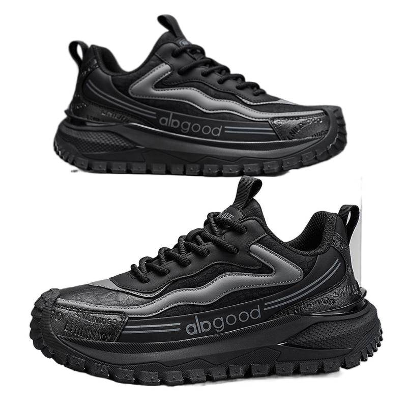Men's Lightweight High Quality Sports Breathable Comfortable Soft Bottom Dad Thick Men's Board Shoes