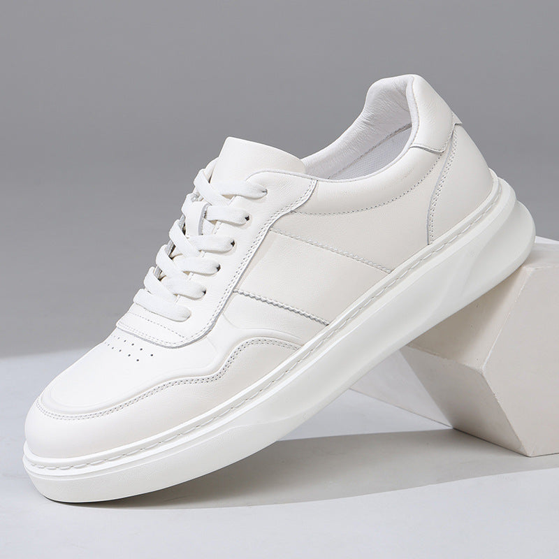 Men's Top Layer Cowhide Easy Wear Lightweight Men's Board Shoes