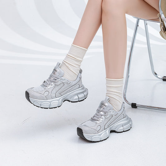 Platform Dad Female Autumn Good-looking Lightweight Sneakers