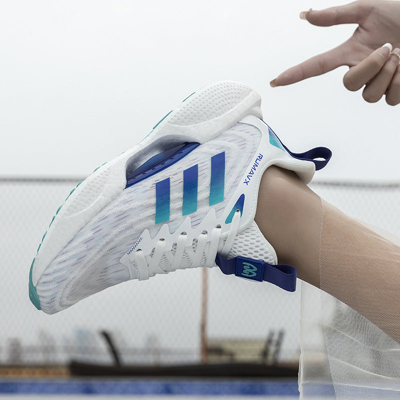 Women's & Men's Running Mesh Breathable Green Less Versatile Sneakers