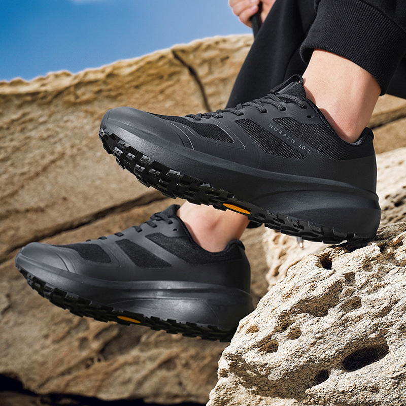 Men's Flat Waterproof Outdoor Hiking Running Commuter Sneakers