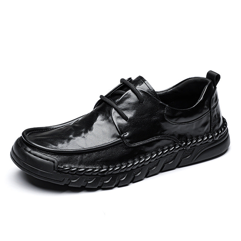 Men's Breathable Soft Bottom Perforated Hollow Loafers