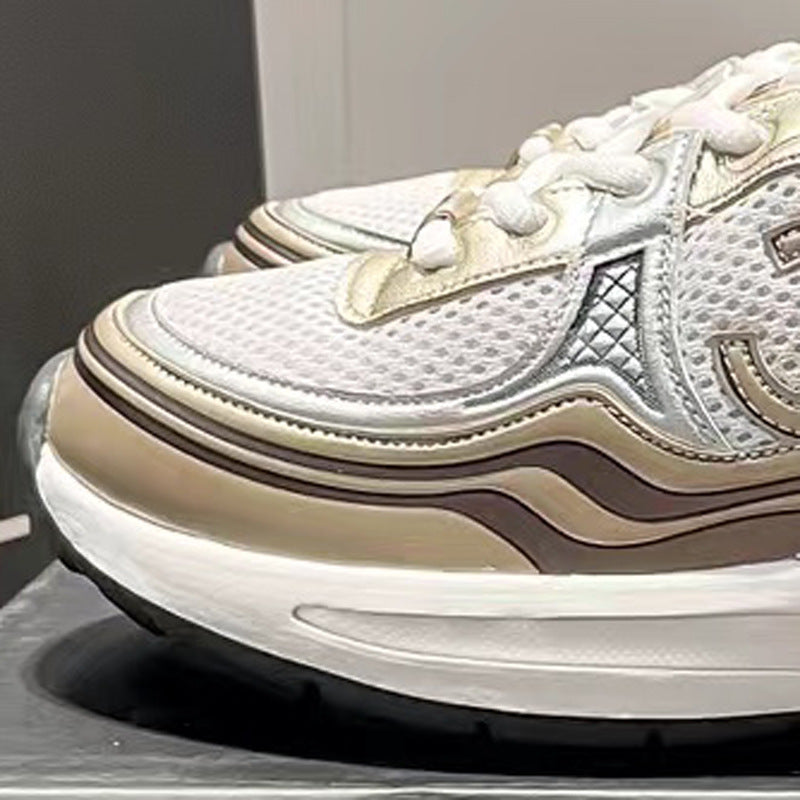 Women's Sier Horn King Heightened Daddy Mesh Casual Shoes