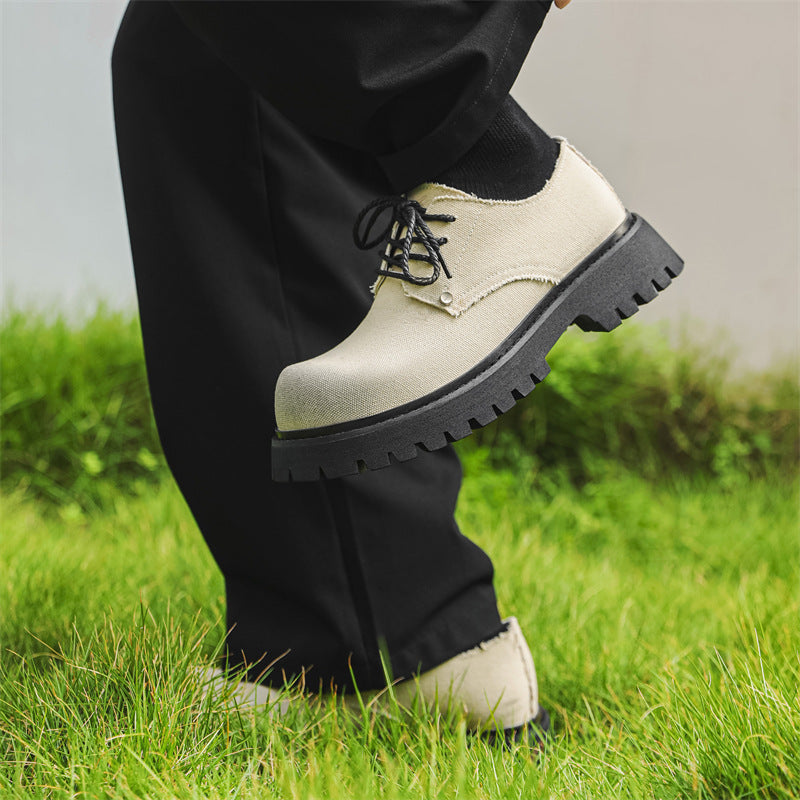 Men's Spring Formal Wear Business Big Toe Leather Shoes