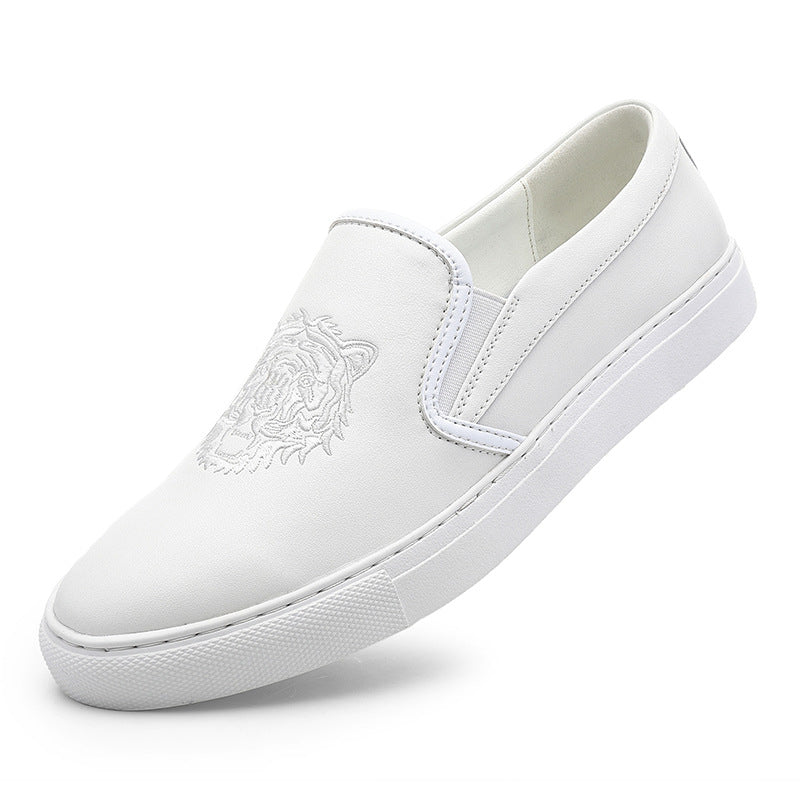 Men's Bottom Surface Cowhide Easy Wear Korean Style Loafers