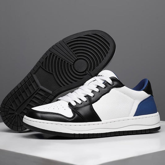 Men's Blue White Versatile Fashionable Comfortable Board Men's Shoes